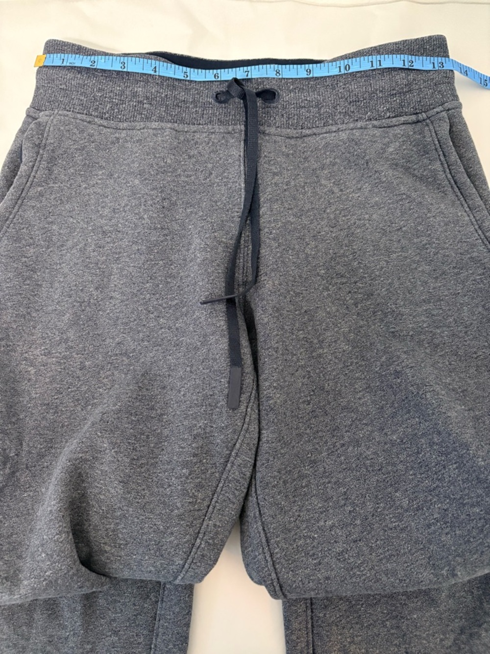 Lululemon Warm Down Jogger II Sz 4 Heathered Speckled True Navy EUC - Picture 7 of 8